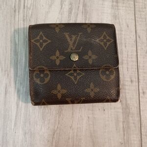 Authentic Louis Vuitton Monogram Portefeiulle Elise Trifold Wallet